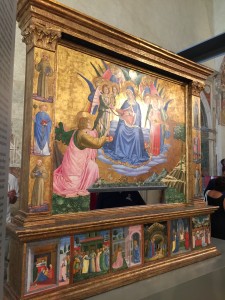 La Madonna della cintola di Benozzo Gozzoli
fu donata nel 1848 al papa Pio IX da Montefalco  
per ringraziarlo del titolo di città