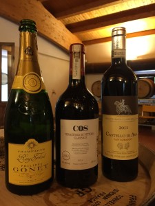 Castello di Ama, Cos e Champagne  Gonet i tre vini della Festa di San Lorenzo