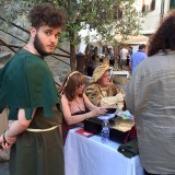 l'ingresso alla festa