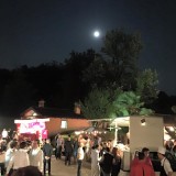 E la luna suggella una serata magnifica #davittorio #artistidellostreetfood